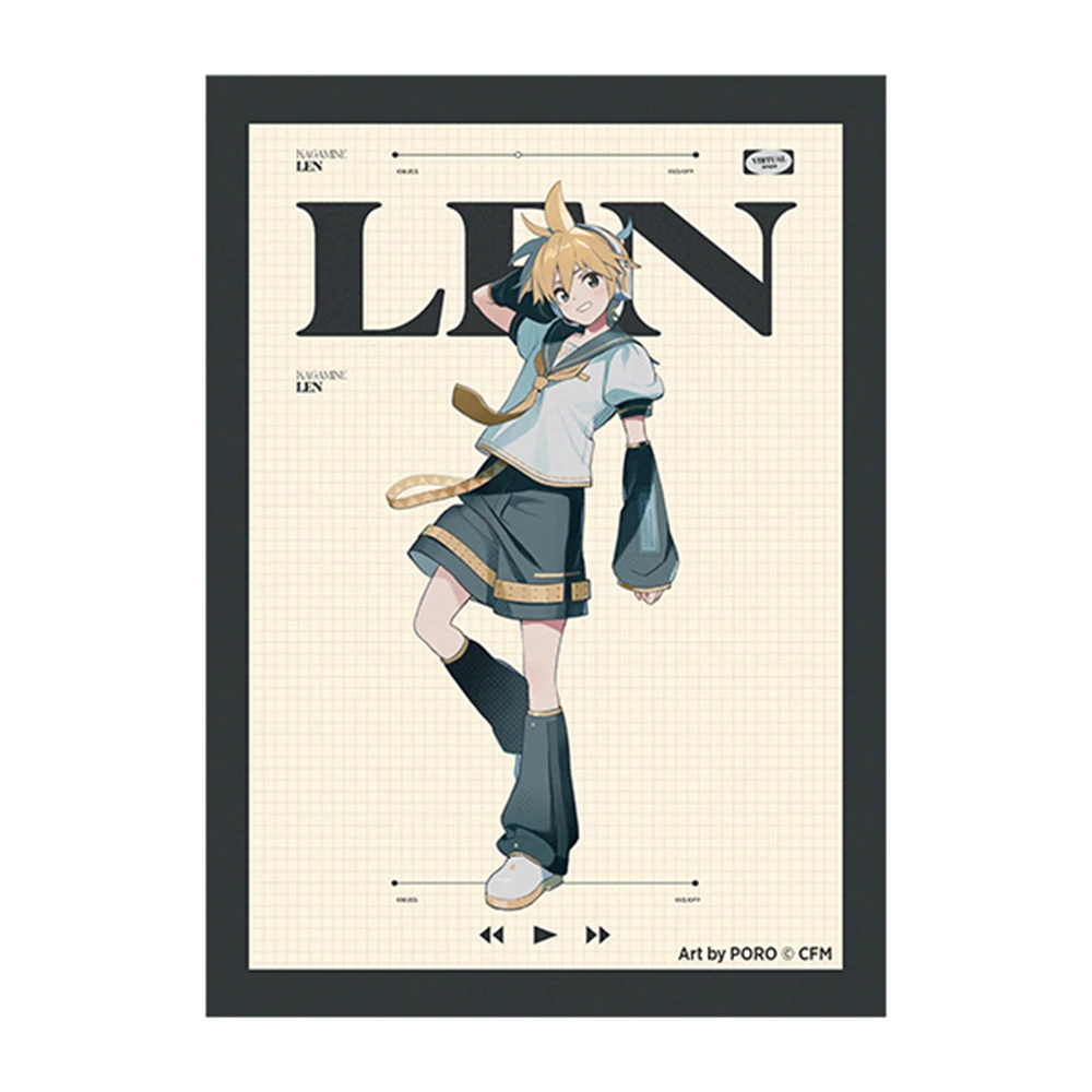 Hatsune Miku Deck Protectors in Clear Box: Retro Soundscapes - Len (100) (Preorder)