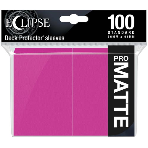 Deck Protector Sleeves: Eclipse Matte - Hot Pink (100)