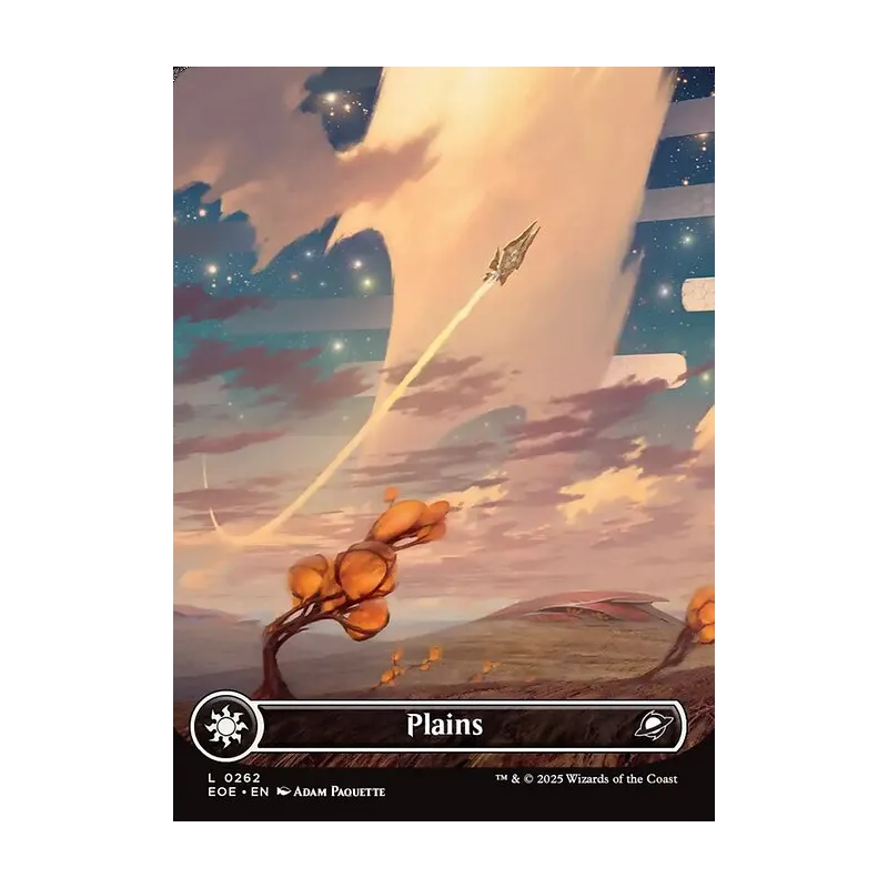 Plains (0262) (Borderless) - Edge of Eternities (Near Mint)
