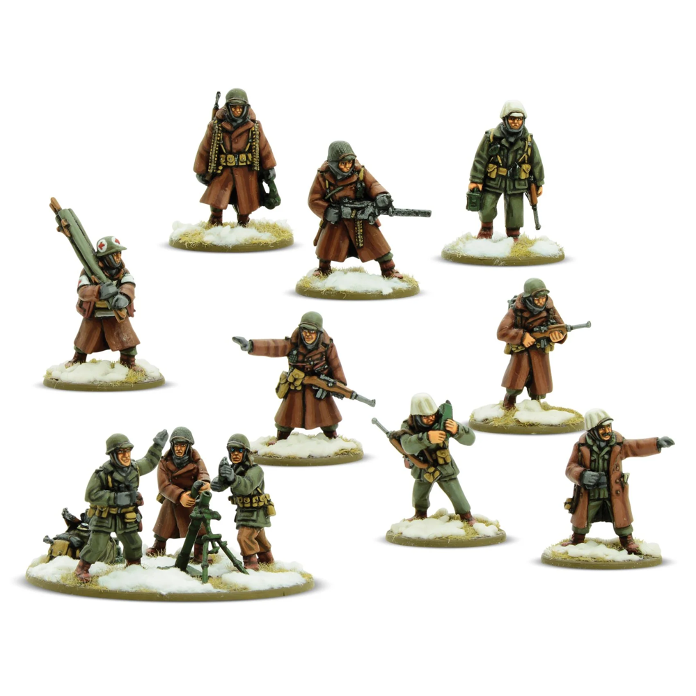 Bolt Action: US Army Winter Support Group (HQ, Mortar & MMG)