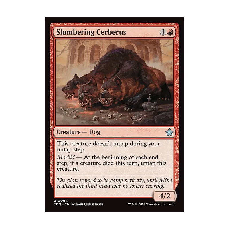 Slumbering Cerberus - Foundations (Near Mint)