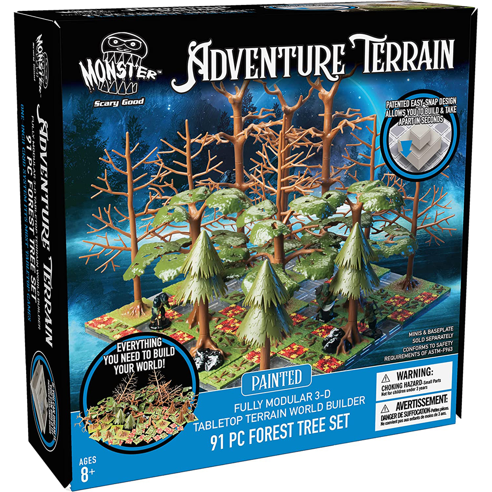 Monster Adventure Terrain: Painted - Forest Tree Set (91)
