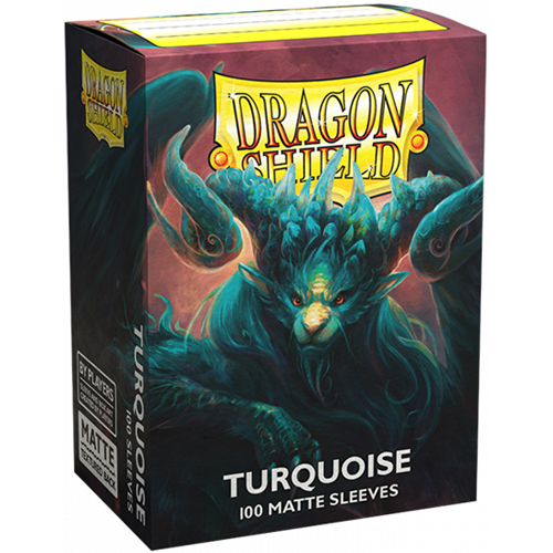 Dragon Shield Sleeves: Matte - Turquoise (100)