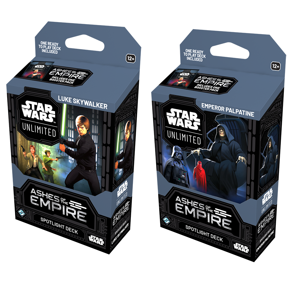 Star Wars Unlimited TCG: Ashes of the Empire - Spotlight Deck (Set of 2) (New Arrival)