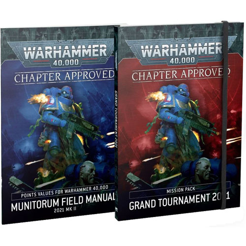 Warhammer 40K: Chapter Approved - Grand Tournament Mission Pack & Munitorum Field Manual MkII (2021) (Clearance)