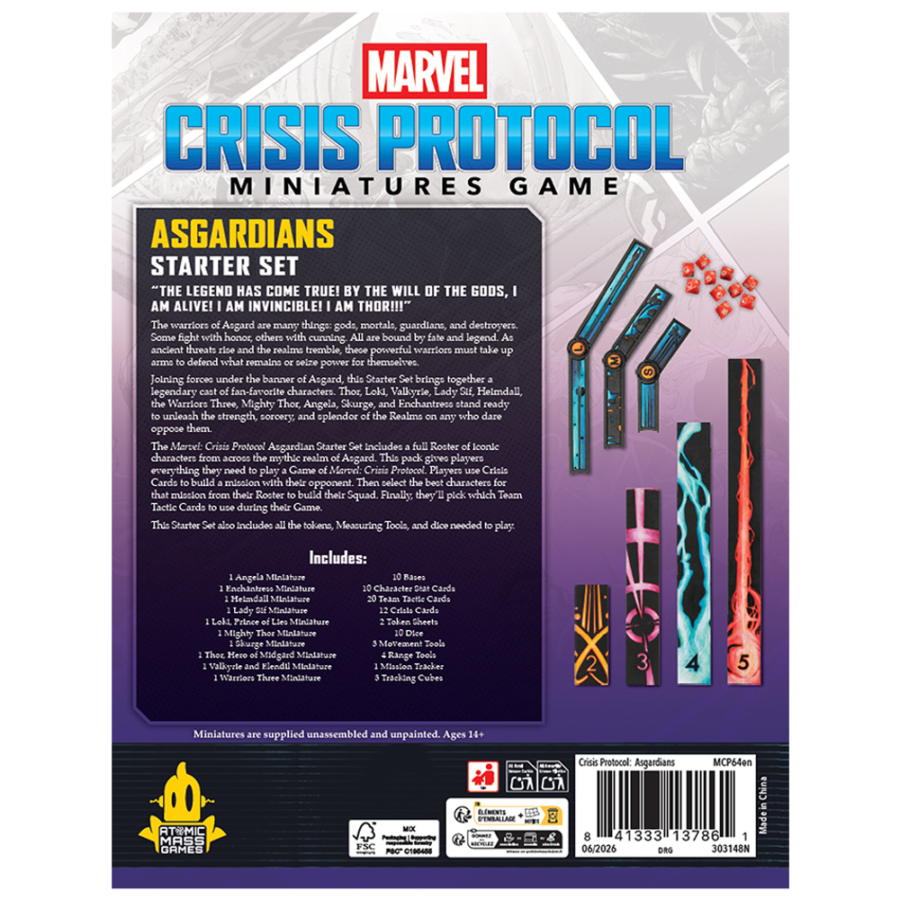 Marvel Crisis Protocol: Asgardians Starter Set (New Arrival)