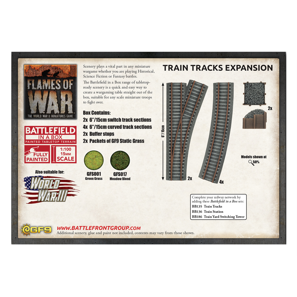Battlefield in a Box: Flames of War - Train Tracks Expansion (8)