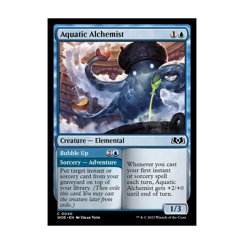 Aquatic Alchemist // Bubble Up - Wilds of Eldraine (Near Mint)