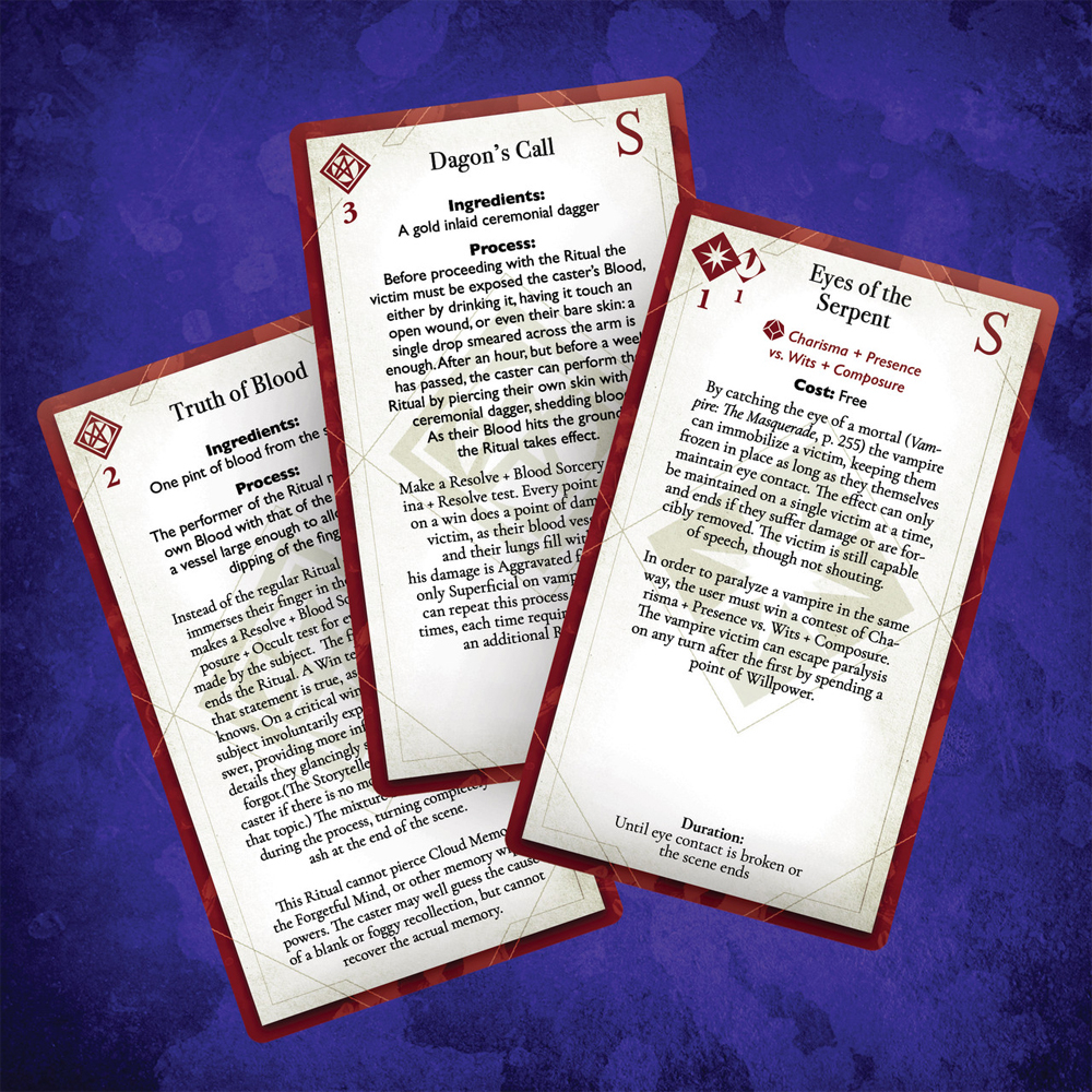 Vampire: The Masquerade 5E RPG - Discipline Deck