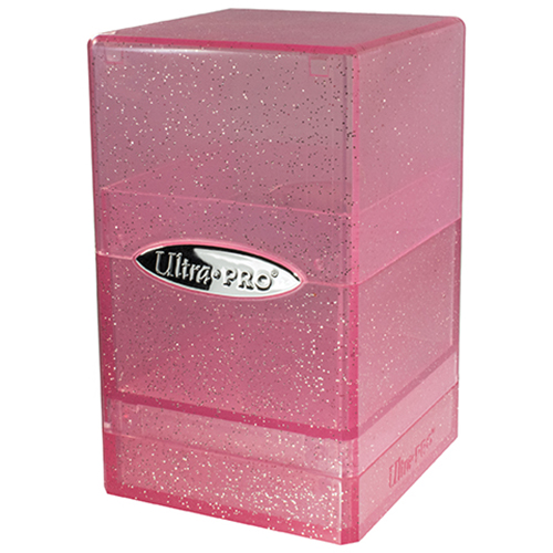 Satin Tower: Glitter Pink