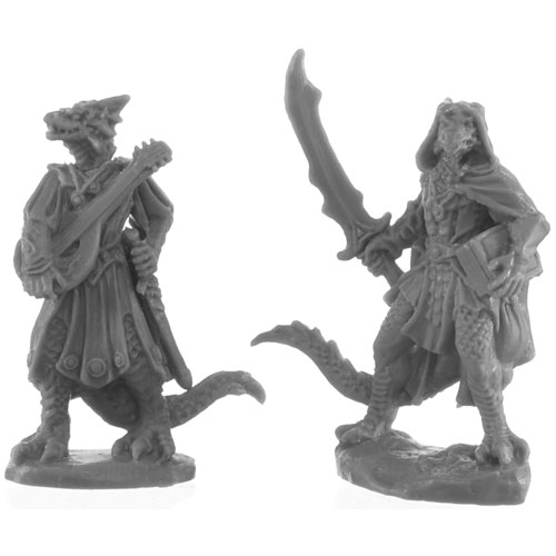 Bones Black: Dragonfolk Bard & Thief