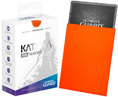 Katana Sleeves: Orange (100)