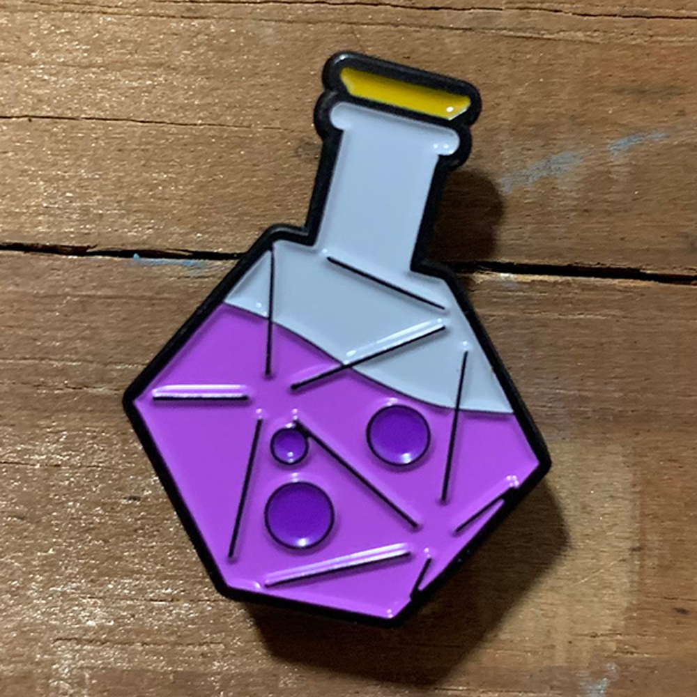Enamel Pin: PolyDice Potion - Elixir (Clearance)