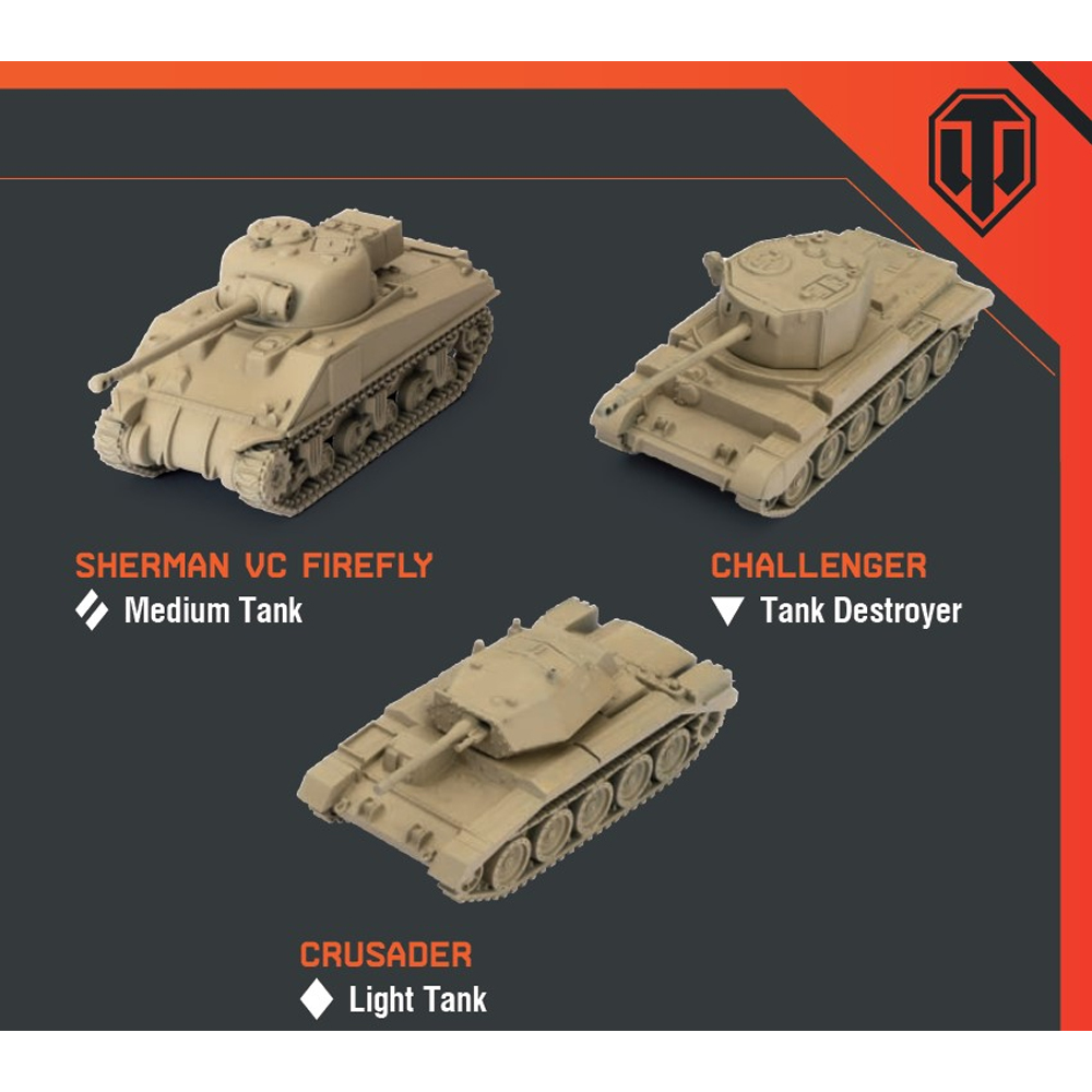 World of Tanks: U.K. Tank Platoon (Crusader, Firefly, Challenger)