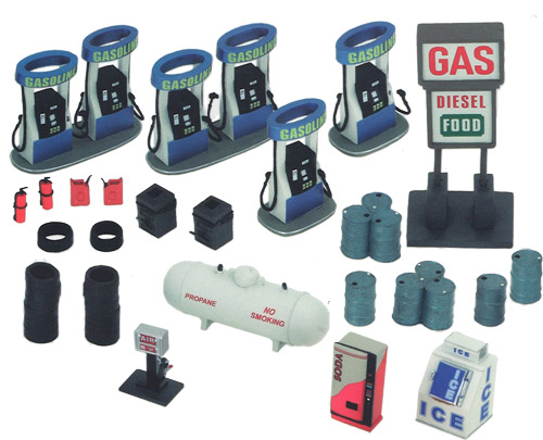 WizKids 4D Settings: Gas Station