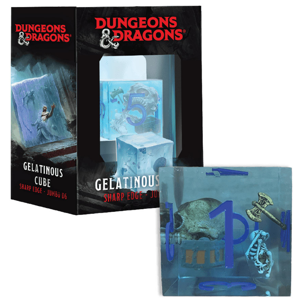 D&D Jumbo Inclusion: 40mm Gelatinous Cube d6 (1)