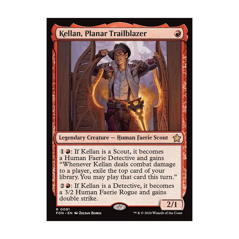 Kellan, Planar Trailblazer - Foundations (Near Mint)