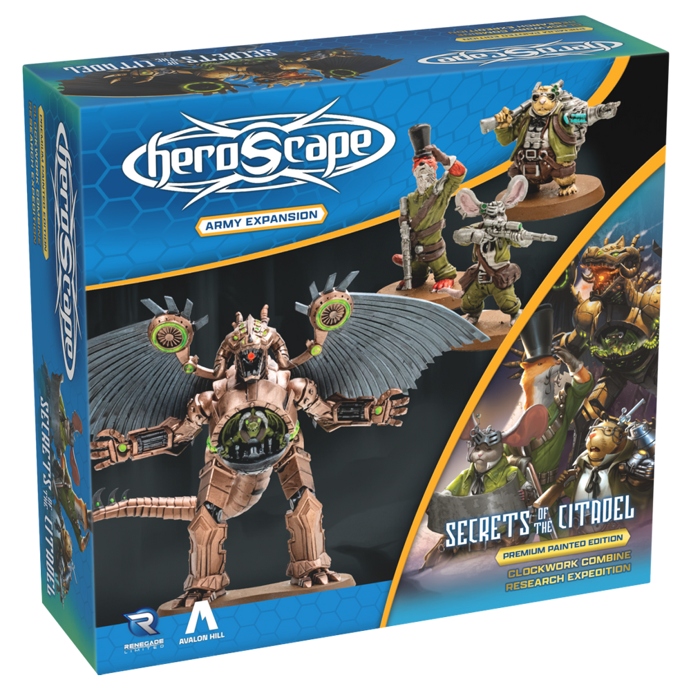 Heroscape: Clockwork Combine Research Expedition Army Expansion (Pre-Painted) (Preorder)