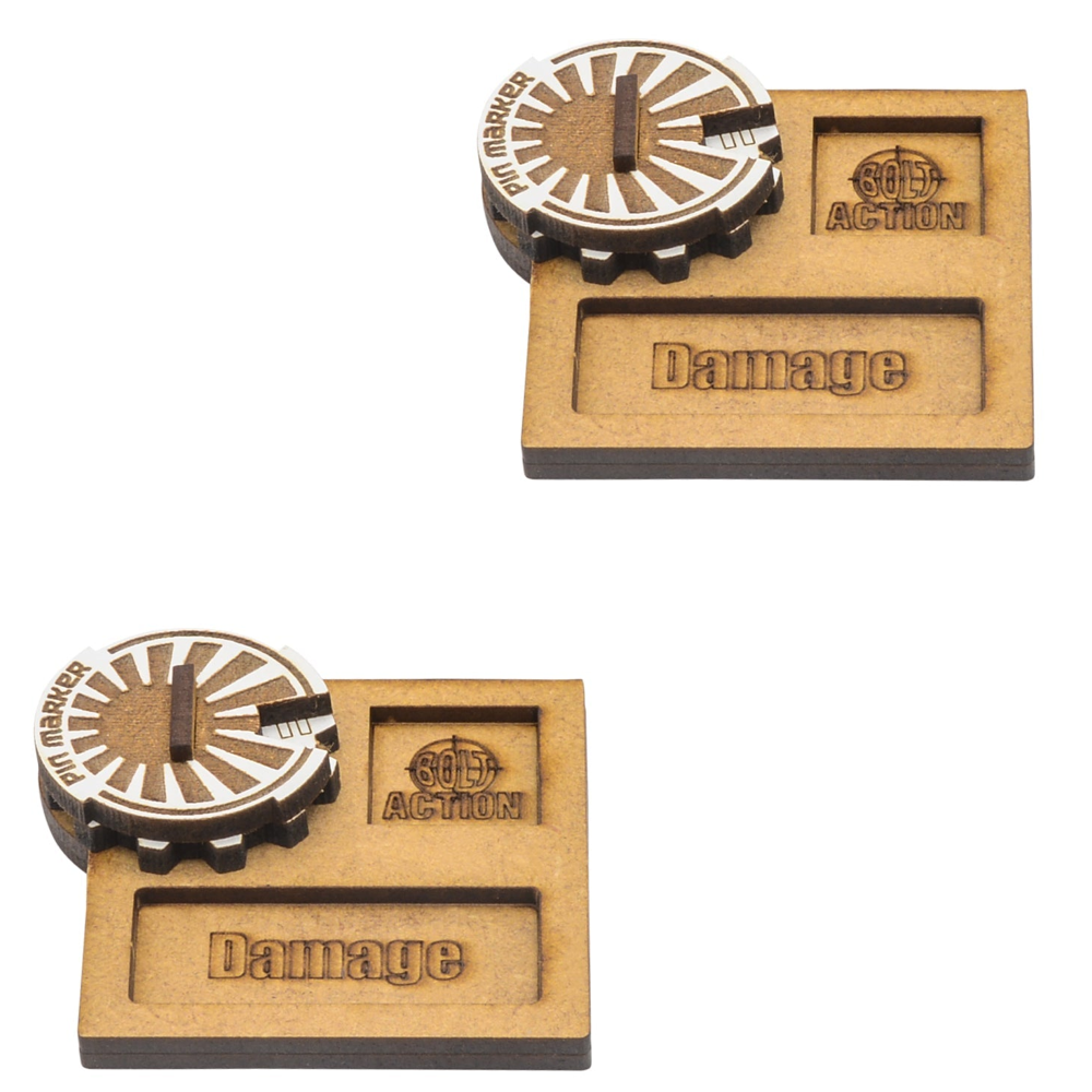 Bolt Action: MDF Vehicle Pin Markers - Japan