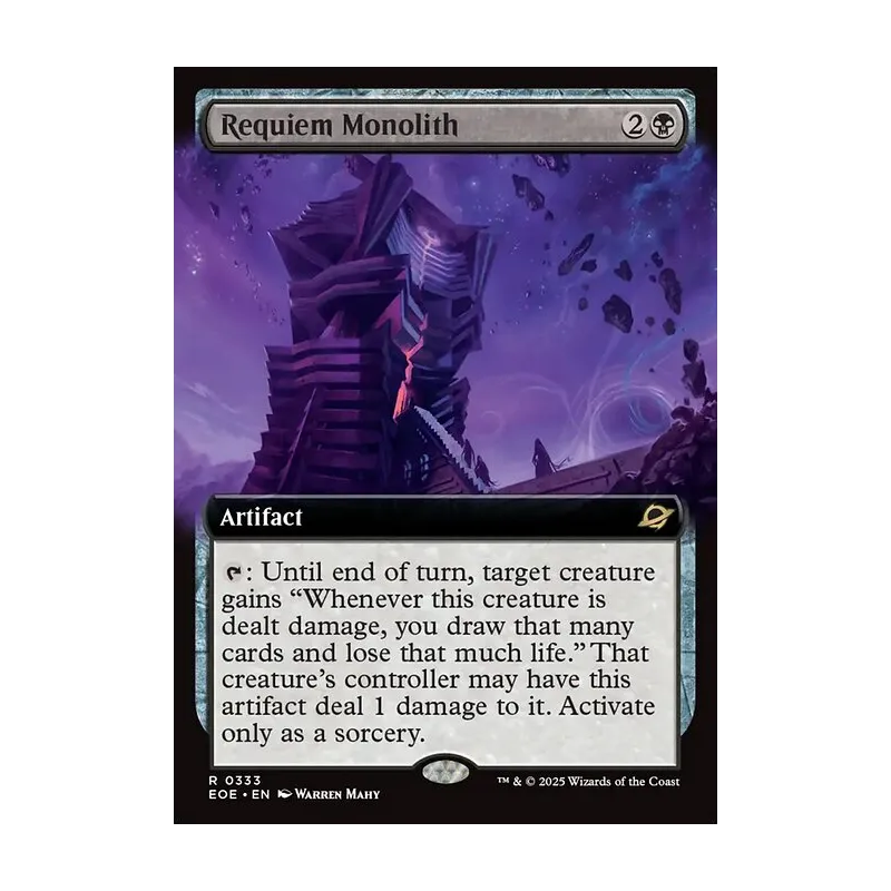 Requiem Monolith (Extended Art) - Edge of Eternities (Near Mint)
