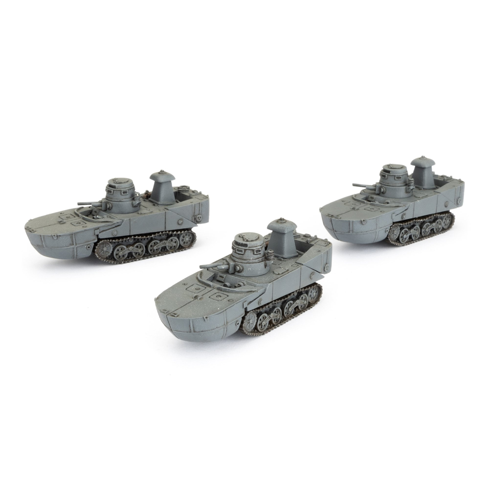 Flames of War WW2: Japanese - Type 2 Ka-Mi Naval Tank Platoon