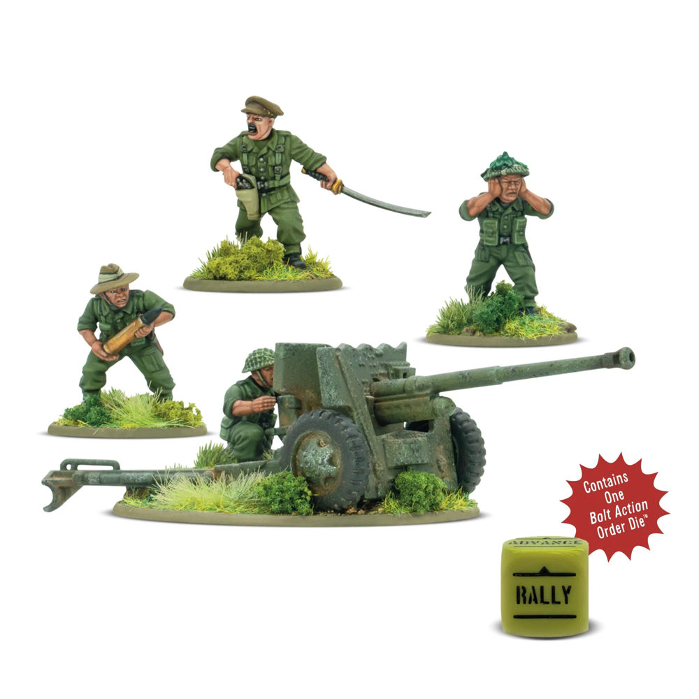 Bolt Action: Gurkha 6-Pounder Anti-Tank Gun (New Arrival)