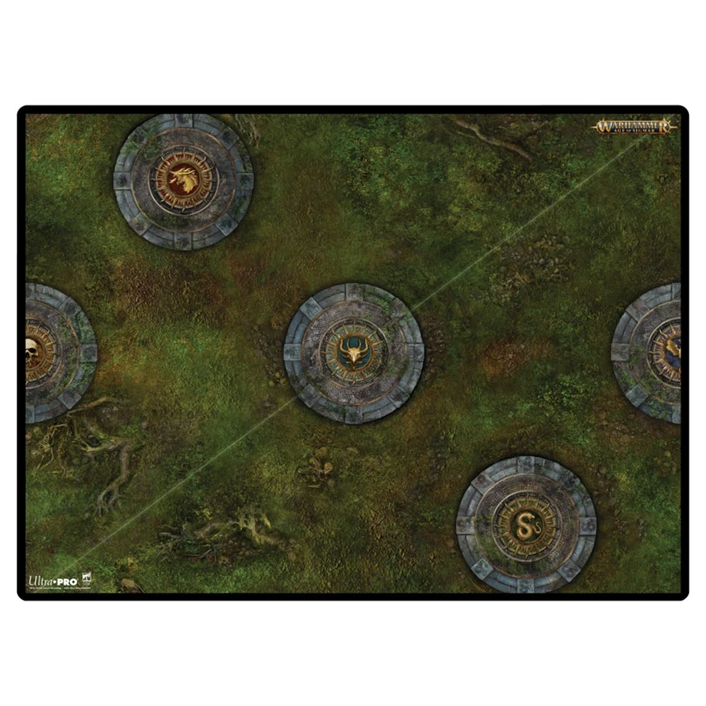 Warhammer Age of Sigmar Battle Mat: Spearhead Fire & Jade B (Preorder)