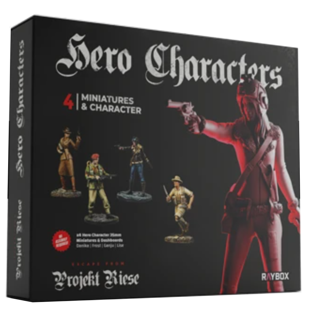 Escape from Projekt Riese: Hero Characters