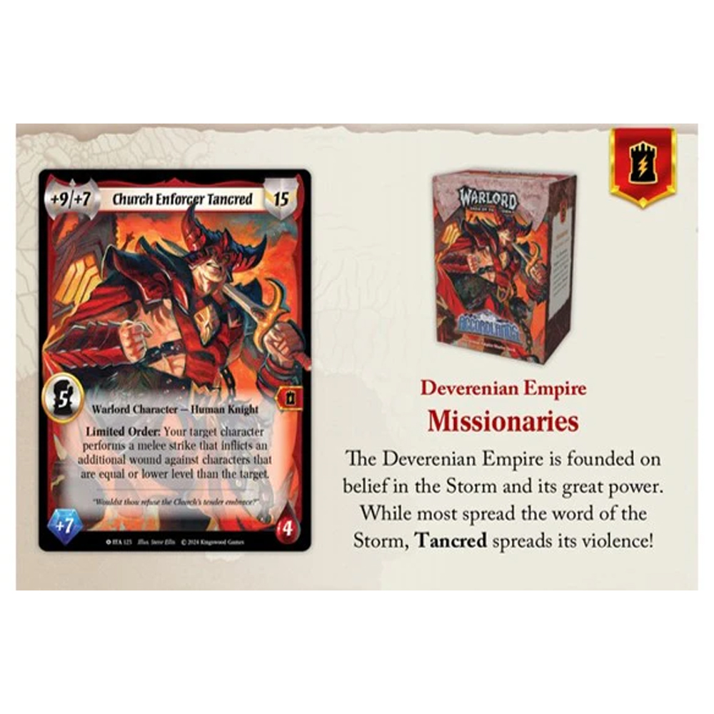 Warlord: Saga of the Storm CCG: Into the Accordlands - Starter Deck - Deverenian Empire