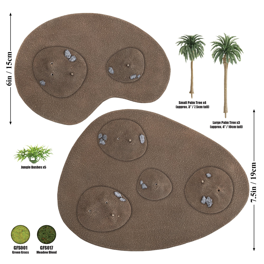Flames of War WW2: Jungle Palms