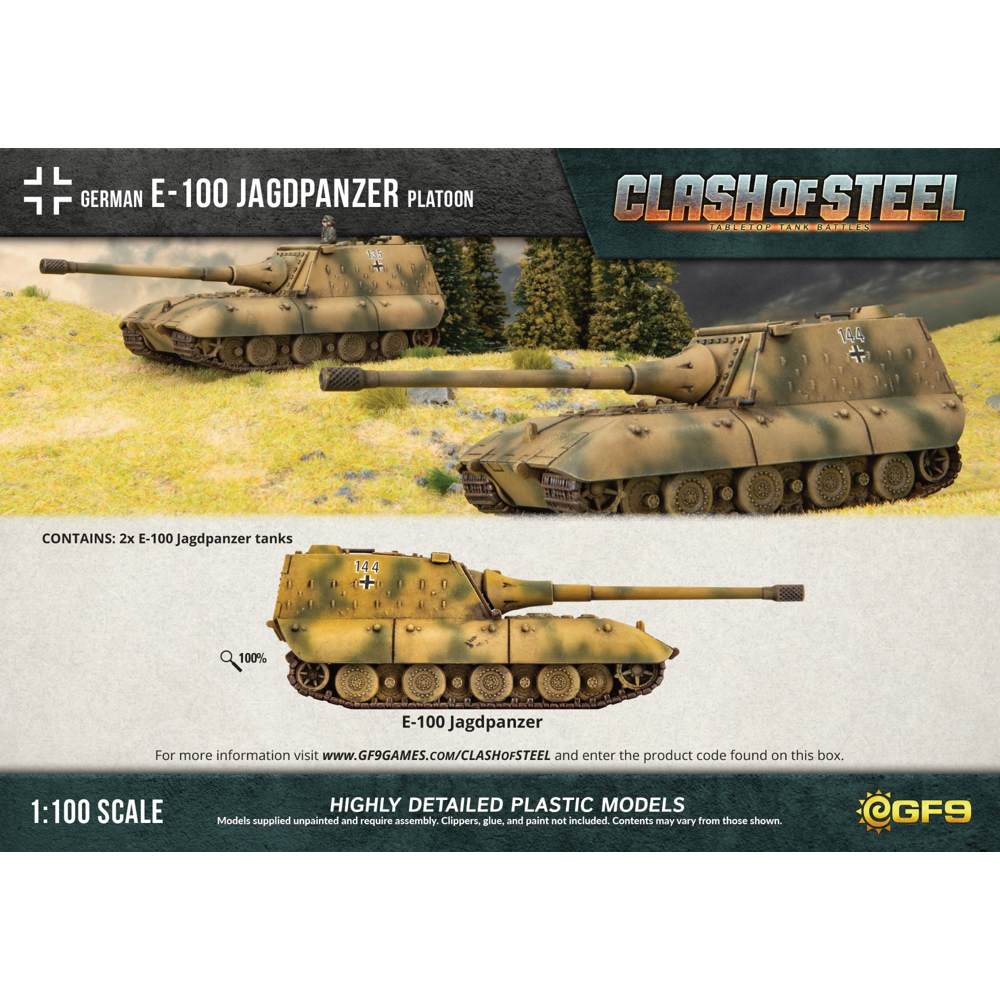 Clash of Steel: German - E-100 Jagdpanzer Heavy Platoon