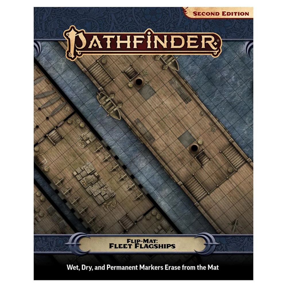 Pathfinder 2E RPG: Flip-Mat - Fleet Flagship (New Arrival)