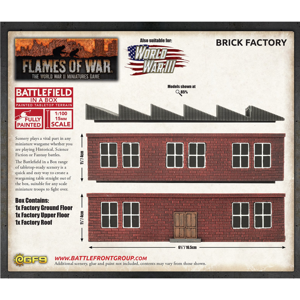 Battlefield in a Box: Flames of War - Brick Factory