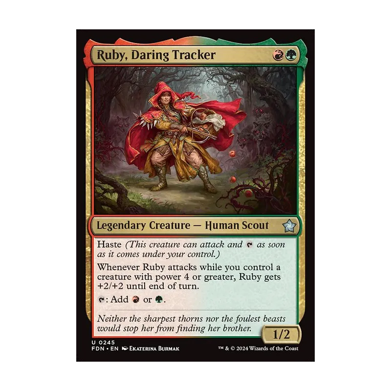 Ruby, Daring Tracker - Foundations (Near Mint)