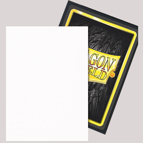 Dragon Shield Sleeves: Matte Dual - Snow (100)