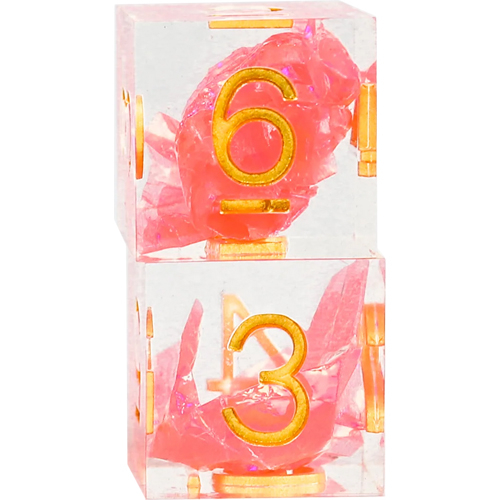 Sirius d6 Dice Set: Flamingo (6) (Clearance)