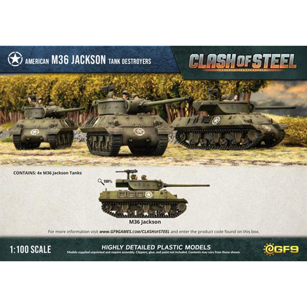 Clash of Steel: American - M36 Jackson Tank Destroyers (Last Chance)