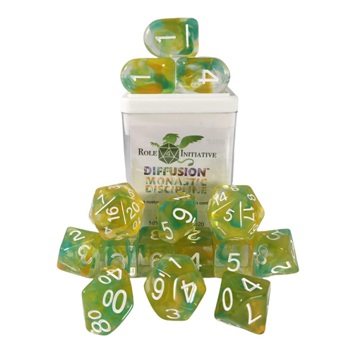 R4I Dice w/ Arch'd4: Classes & Creatures: Diffusion - Monastic Discipline (Special Reserve) (15) (Clearance)