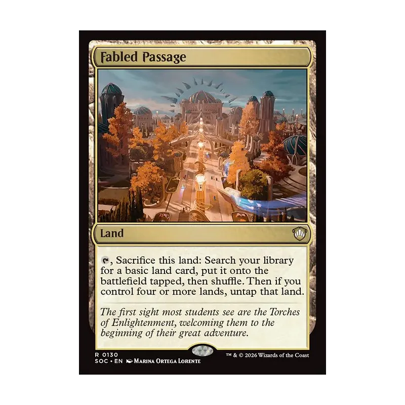 Fabled Passage - Secrets of Strixhaven Commander (Near Mint)