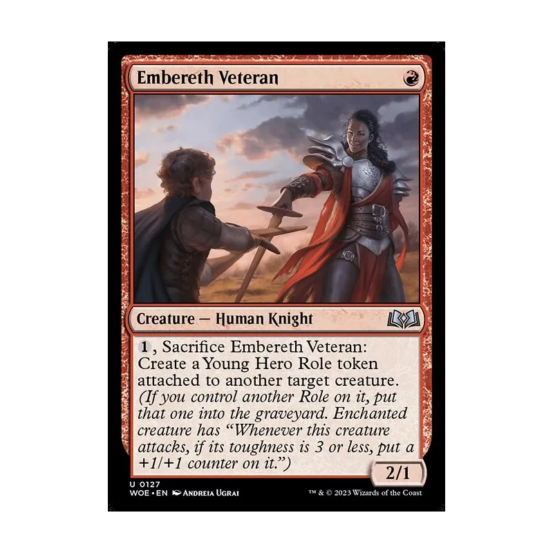 Embereth Veteran - Wilds of Eldraine (Near Mint)