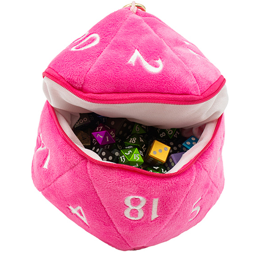 Ultra Pro Dice Bag: d20 Plush - Pink