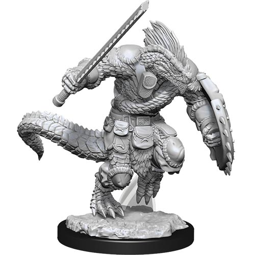 D&D Nolzur's Marvelous Unpainted Minis: W15 Lizardfolk Barbarian & Cleric