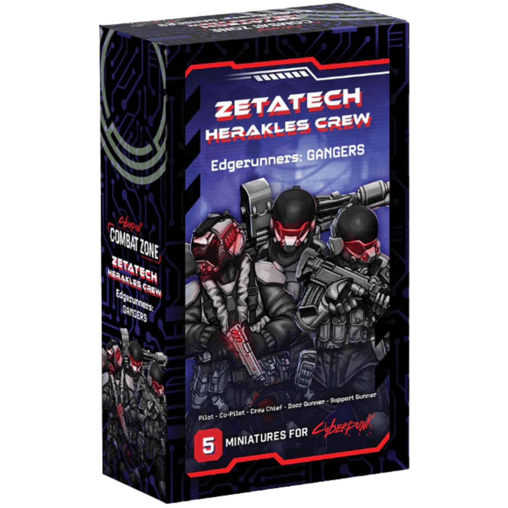 Cyberpunk RED: Combat Zone: Edgerunner Gangers - Zetatech Herakles Crew (Preorder)