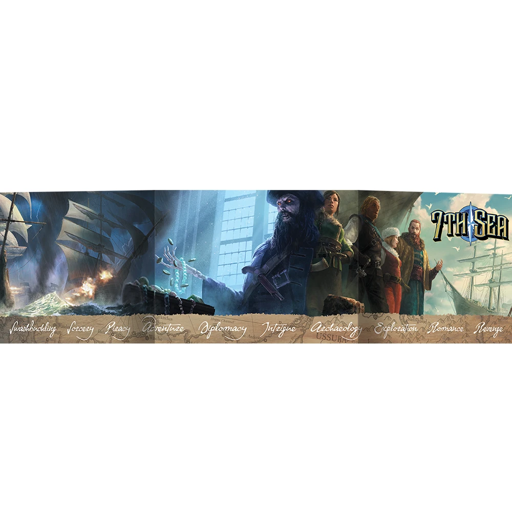 7th Sea 2E RPG: GM Screen (New Arrival)