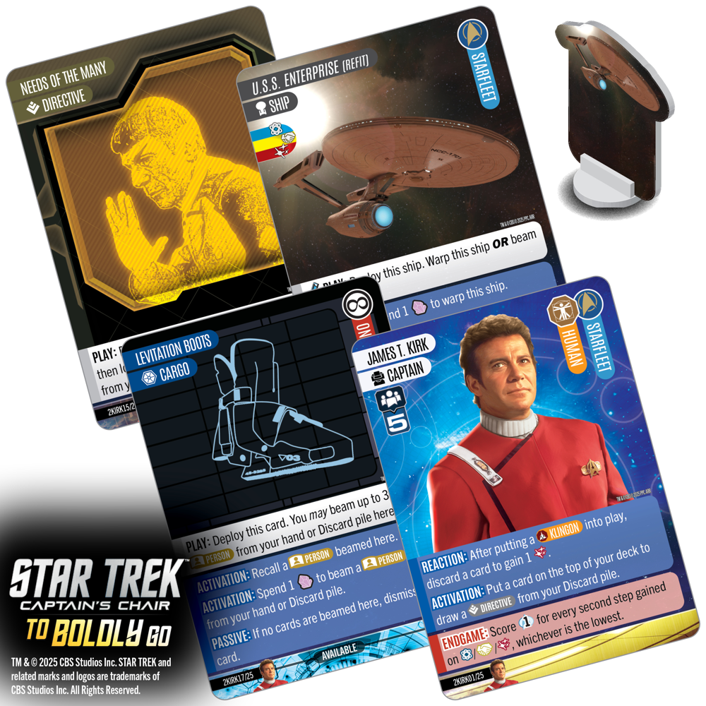 Star Trek: Captain's Chair - To Boldly Go (New Arrival)