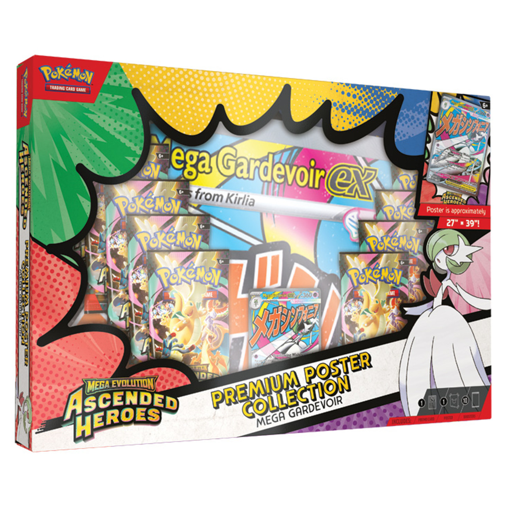 Pokemon TCG: Ascended Heroes - Premium Poster Collection - Mega Gardevoir ex