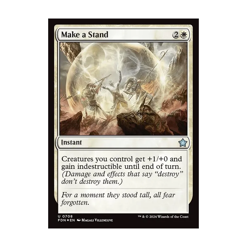 Make a Stand - Foundations (Foil Near Mint)