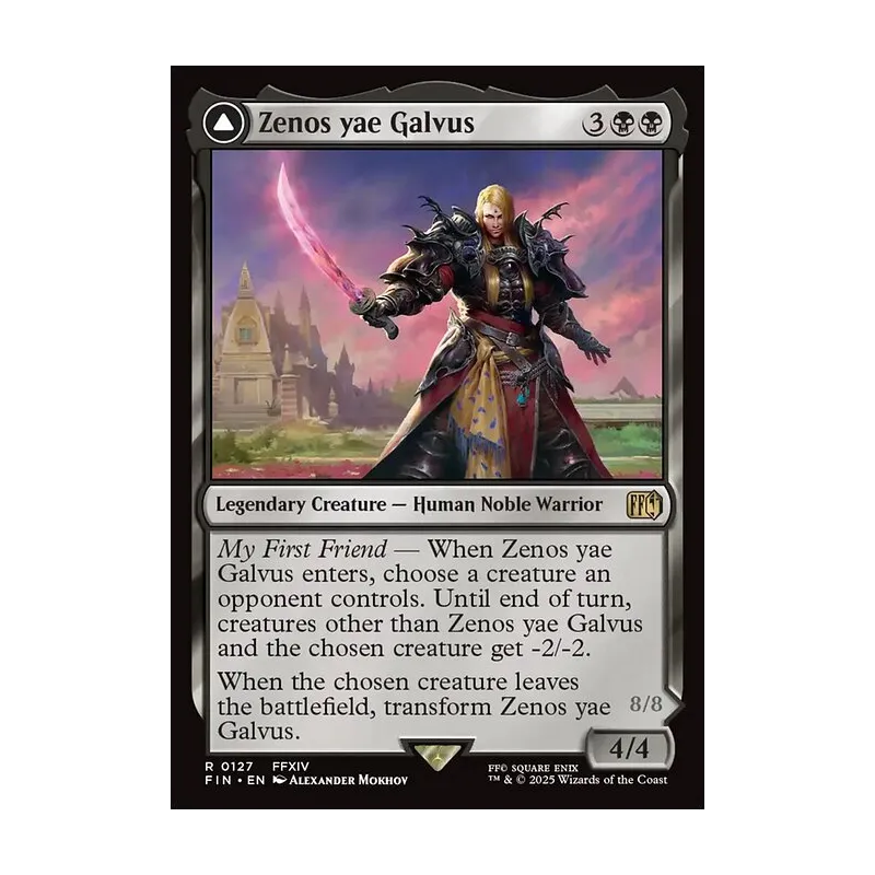 Zenos yae Galvus // Shinryu, Transcendent Rival - Final Fantasy (Near Mint)