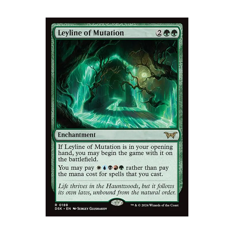 Leyline of Mutation - Duskmourn: House of Horror (Foil Near Mint)