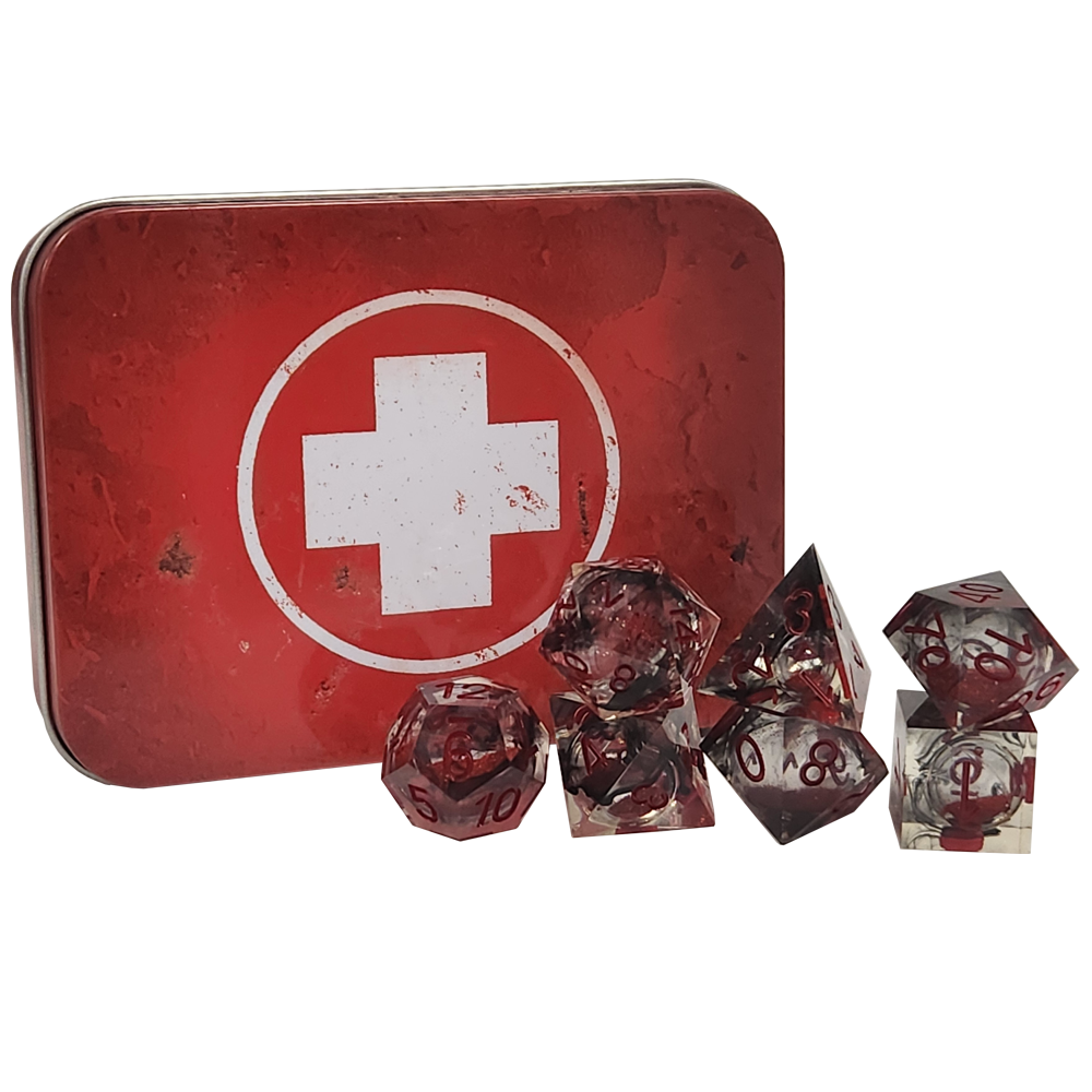 Polyhedral RPG Dice Set: Dead by Daylight - Blood Dice (7) (New Arrival)